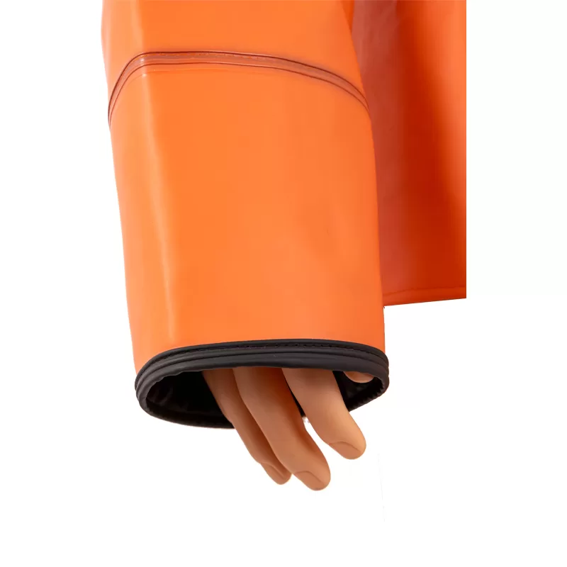 N980J - imperméable orange manche baissée