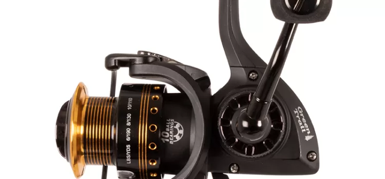 9581212-Moulinet lancer léger 2 ratios PRESTIGE profil de face