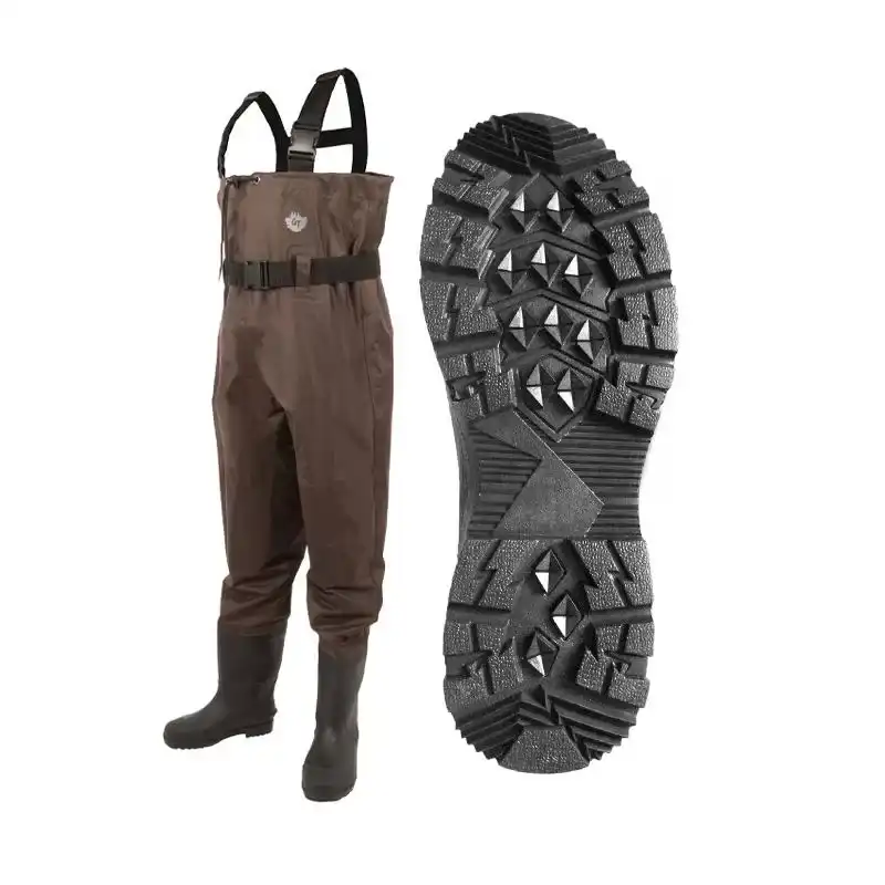G1080-STREAMFEATHER chest wader with cleated sole