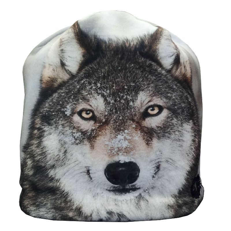 Tuque image loup G1730-23
