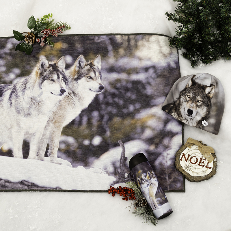 idee cadeau Noël pour les amoureux des loups 500ml