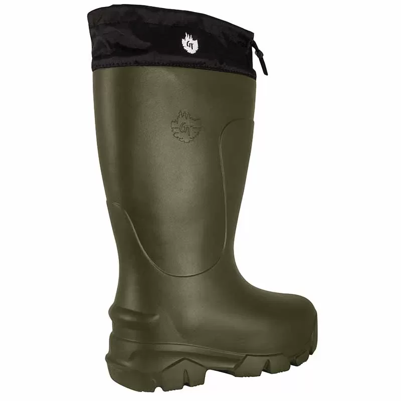 G1222-SENTINEL Ultra-light rain boots, green, back profile