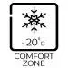 Comfort zone -20°C