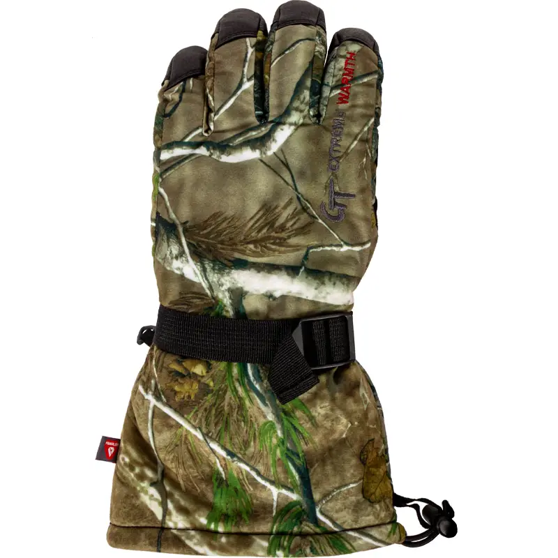 G0909-Gloves in deerskin camo, top