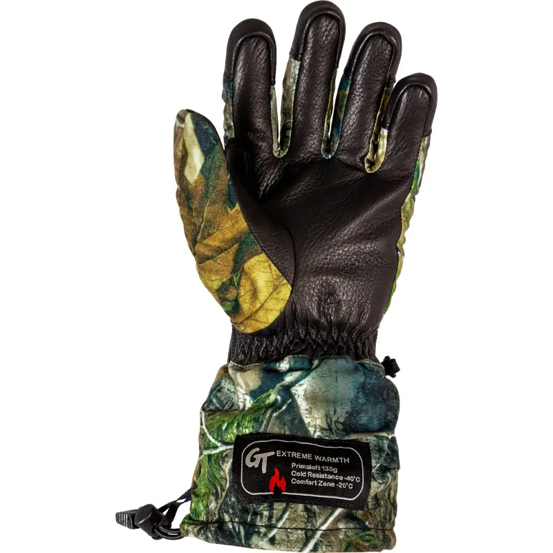 G0909-Gloves in deerskin camo, back