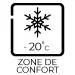 Zone de confort -20°C